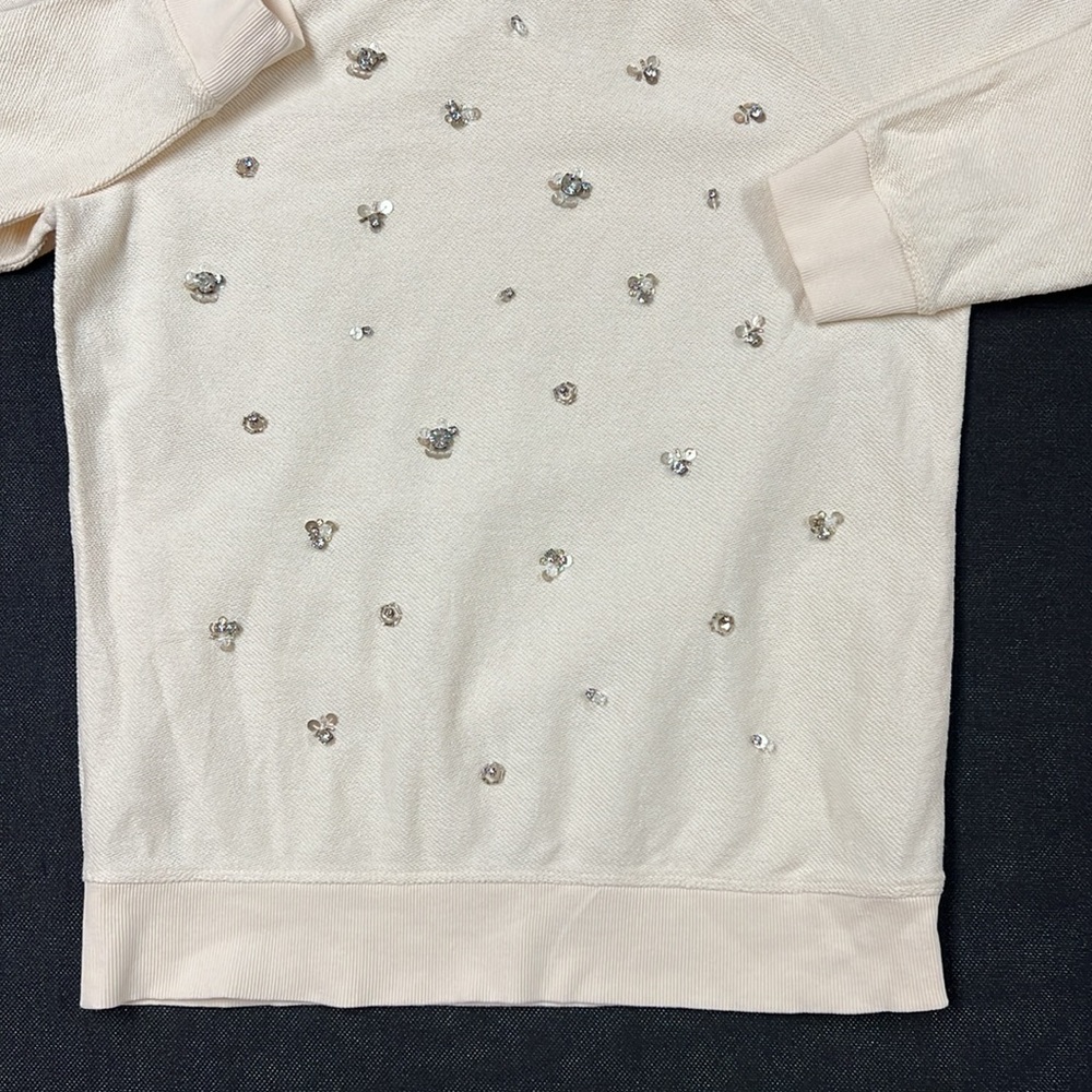 LOFT bead & sequin embellished sweater